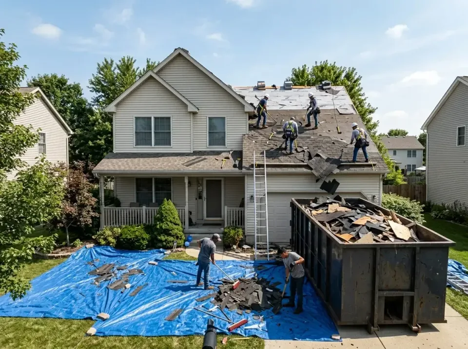 roof-replacement-debris-remova-004 — frequently asked questions, Cheapest Dumpster Rentals in Rock Island, IL